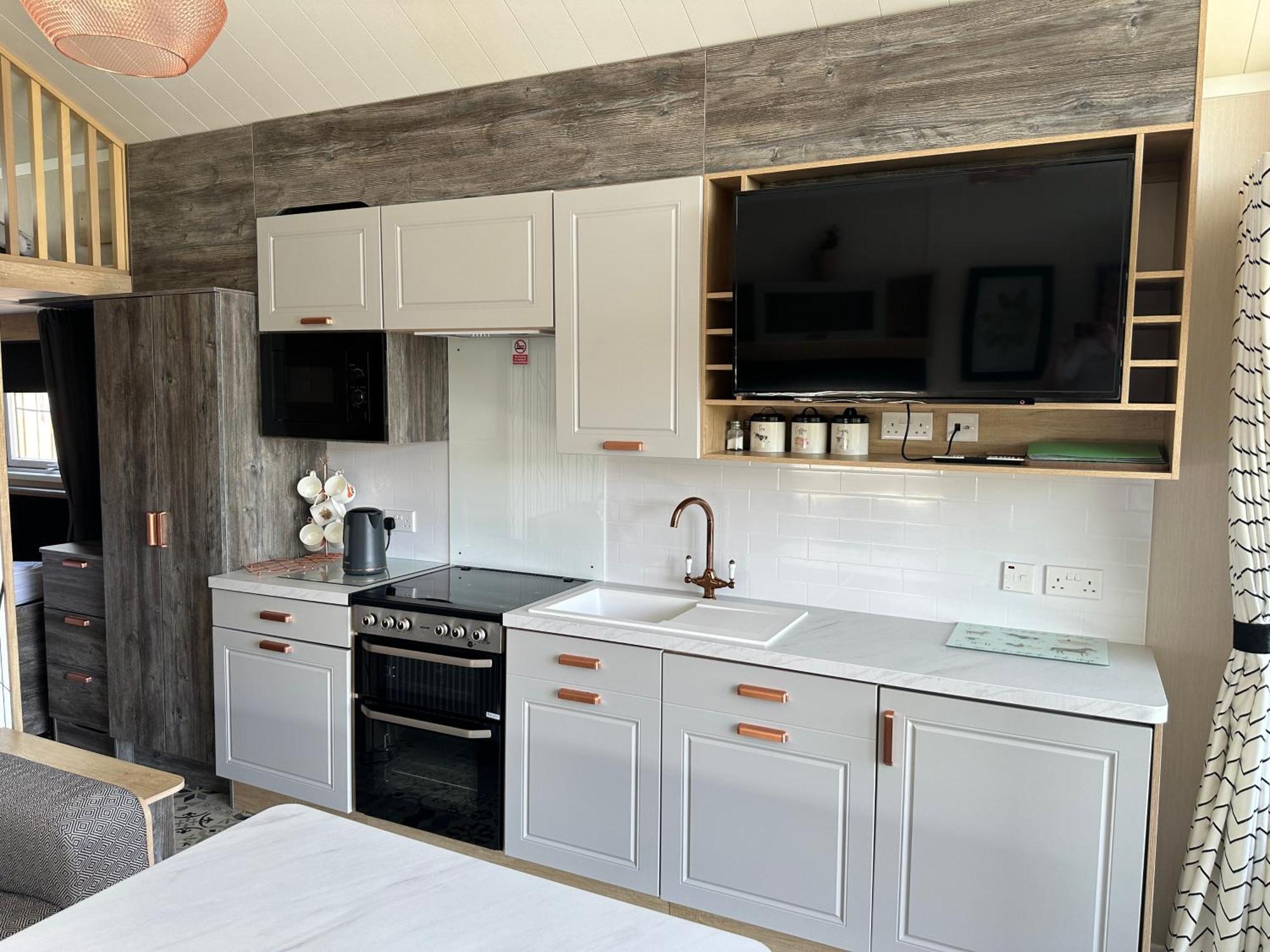 The Pods At Haulfryn Caravan Park Whitford Exterior photo